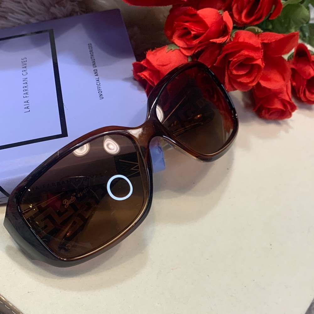 🌹Giselle • Retro Elegance UV Protection Brown Oversized Women's Sunglasses